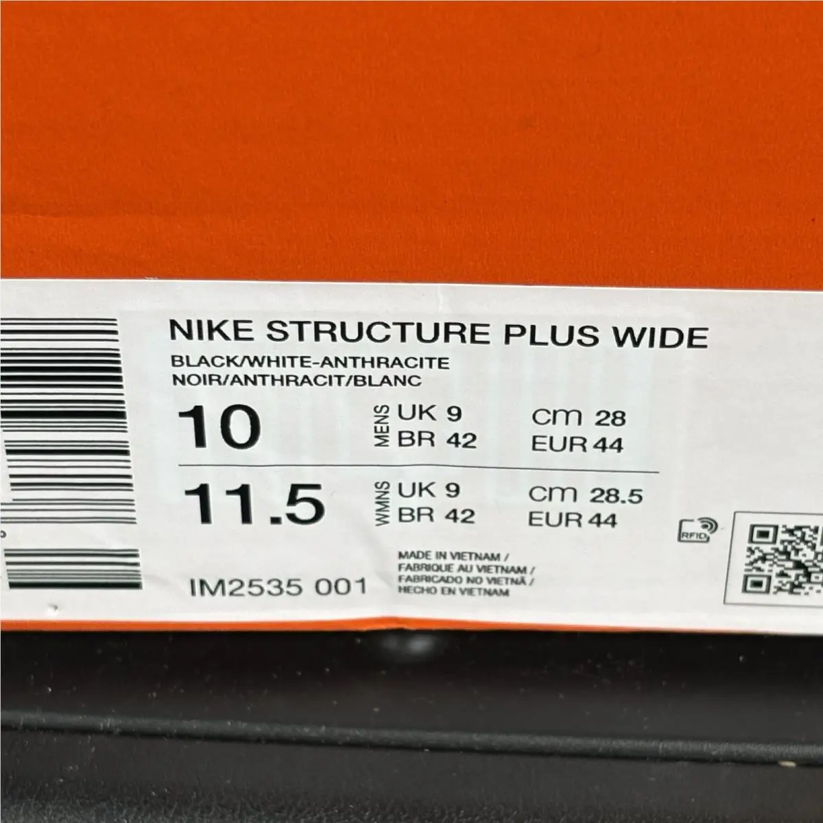 Nike shoes - Nike Structure - Structure - IM2535-001 - Black 6