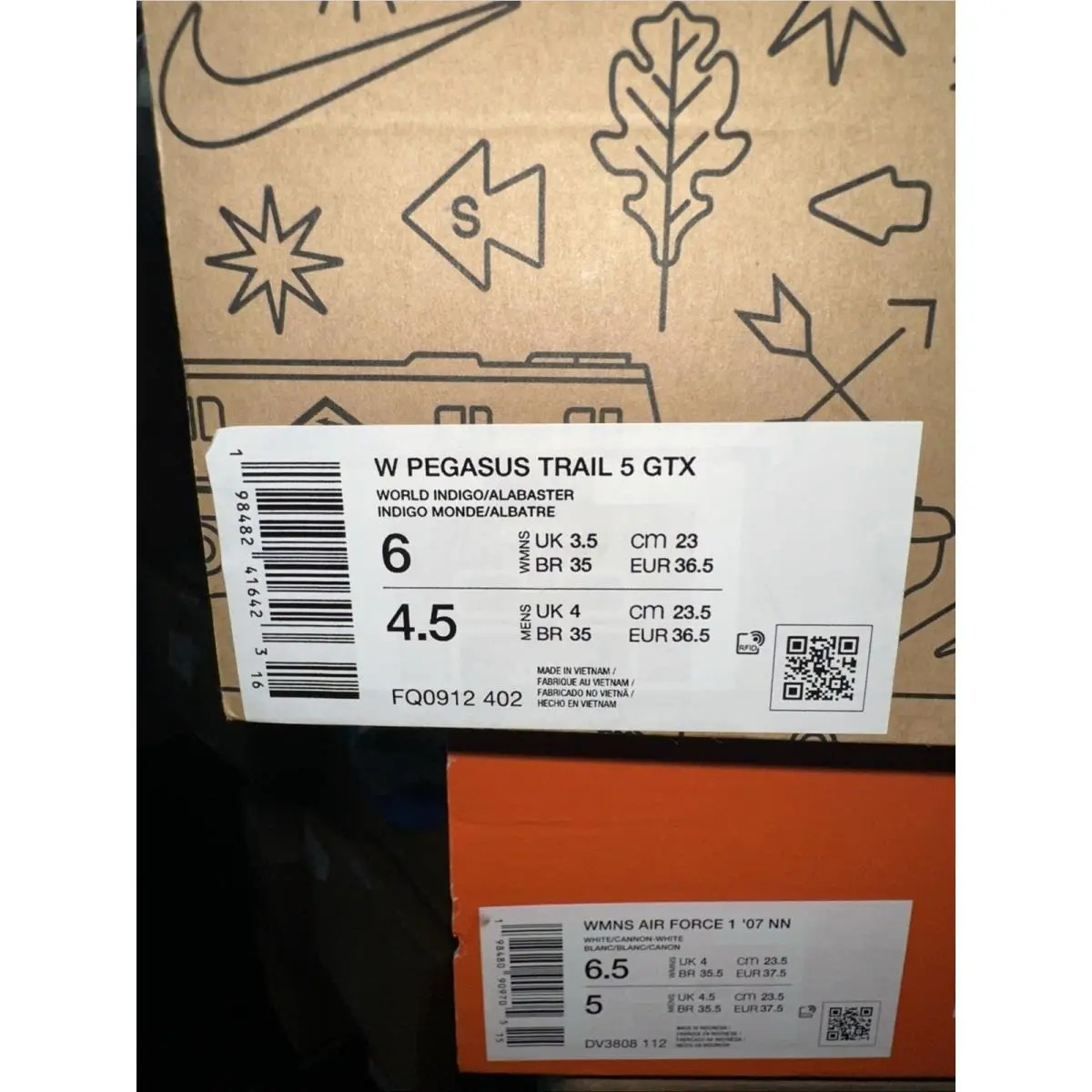 Nike shoes - Nike Pegasus Trail 5 - Pegasus Trail - FQ0912-400 - Blue (UPC: 198482416423) 5