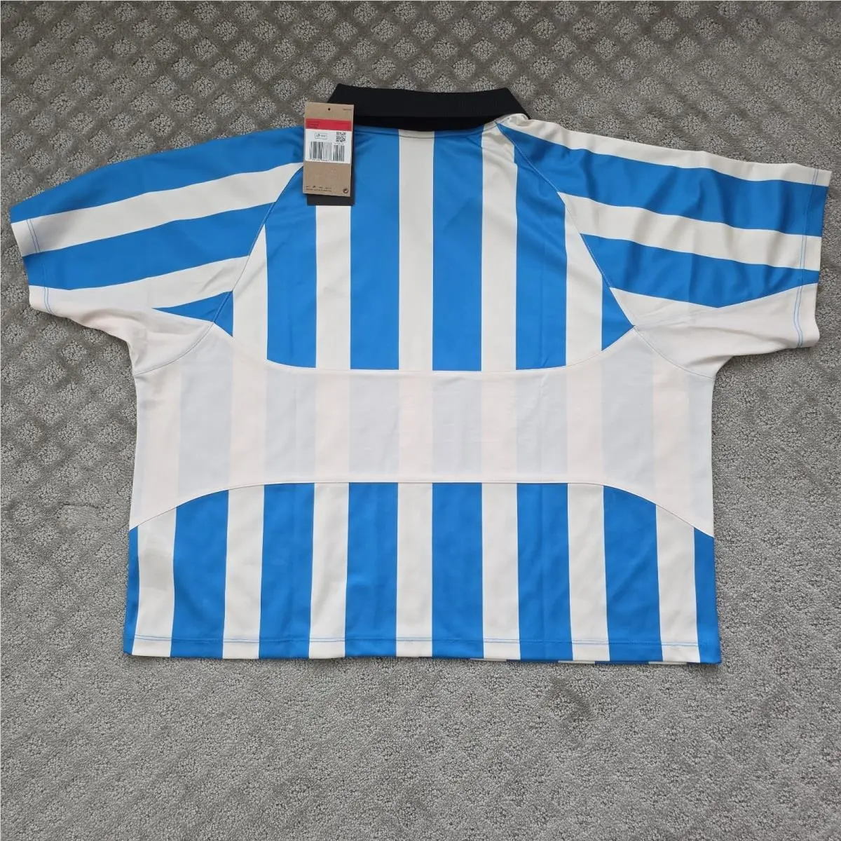 Nike clothing - Nike Sportswear Oversized Jersey - Sportswear Oversized Jersey - IO0913-435 - Light Photo Blue / Chalk / Black (UPC: 198728988837) 4