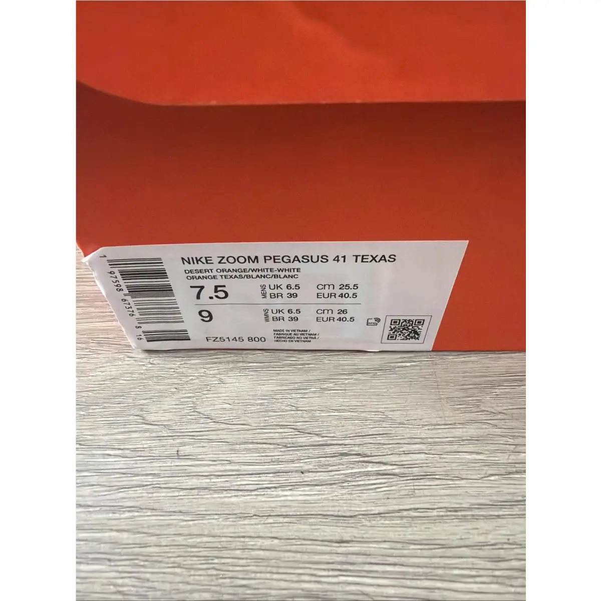 Nike shoes - Nike Air Zoom Pegasus - Air Zoom Pegasus - FZ5145-800 - Orange (UPC: 197598676592) 0