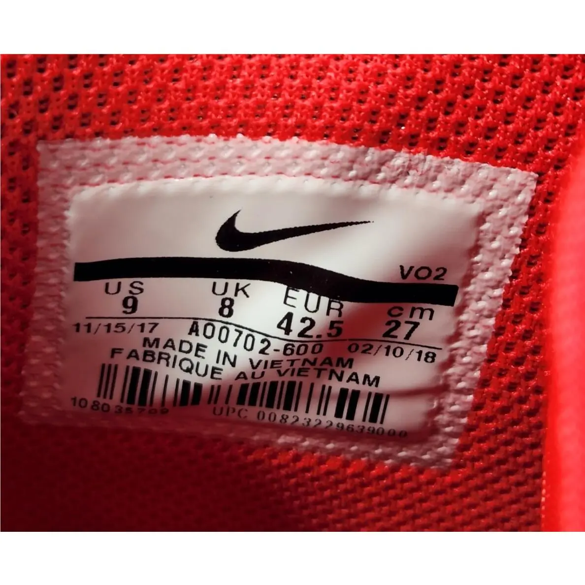 Nike shoes - Nike Air Force 1 - Air Force - AO0702-600 - Red 6