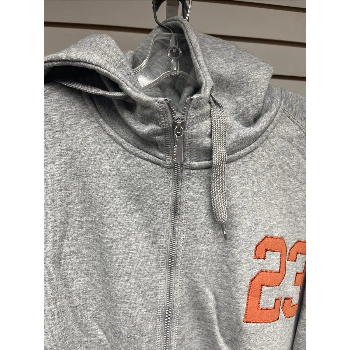 Men`s Nike Air Jordan Flight Fleece Pullover Hoodie - Grey - 2XL - 2014