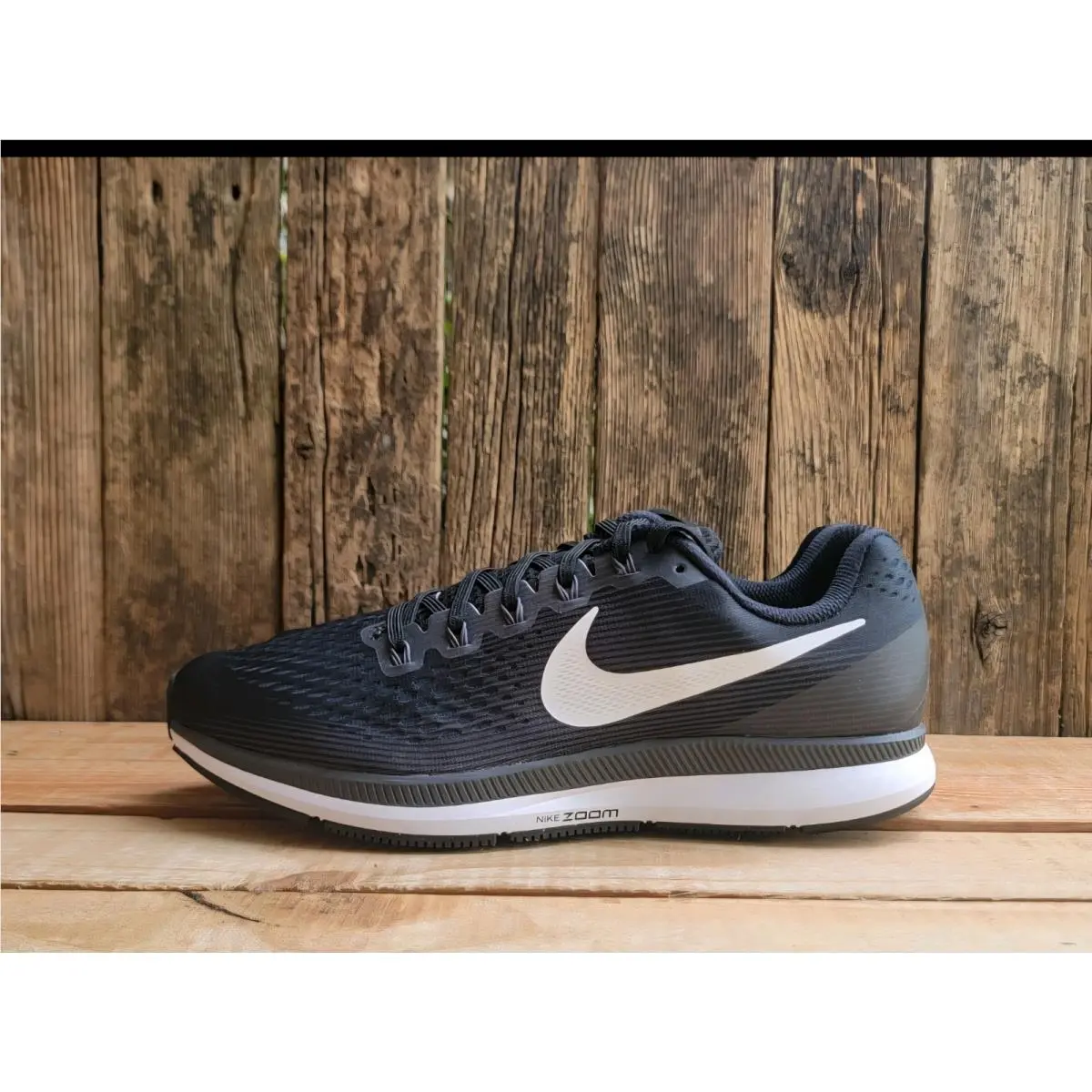 Nike Air Zoom Pegasus 34 Black White Dark Gray Men`s Size 11 880555-001