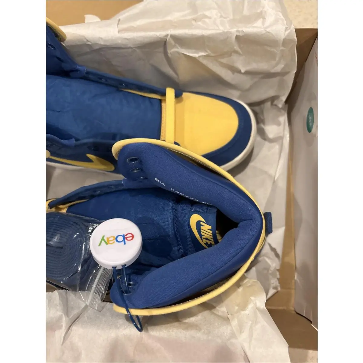 Nike shoes - Nike Air Jordan 1 - Air - Blue 4
