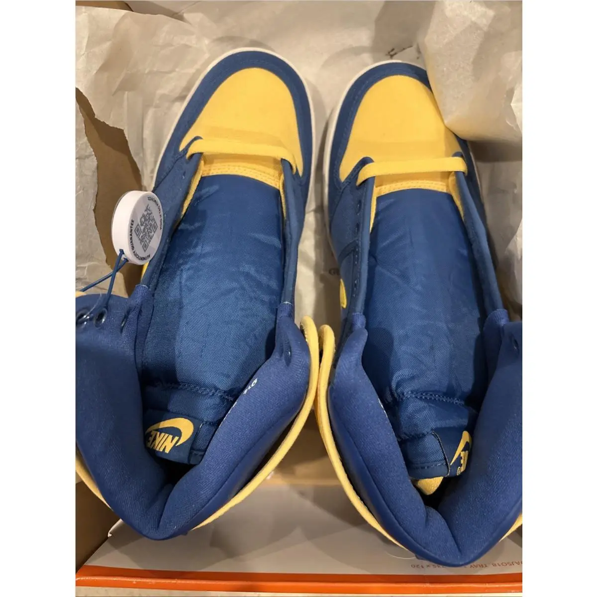 Nike shoes - Nike Air Jordan 1 - Air - Blue 9