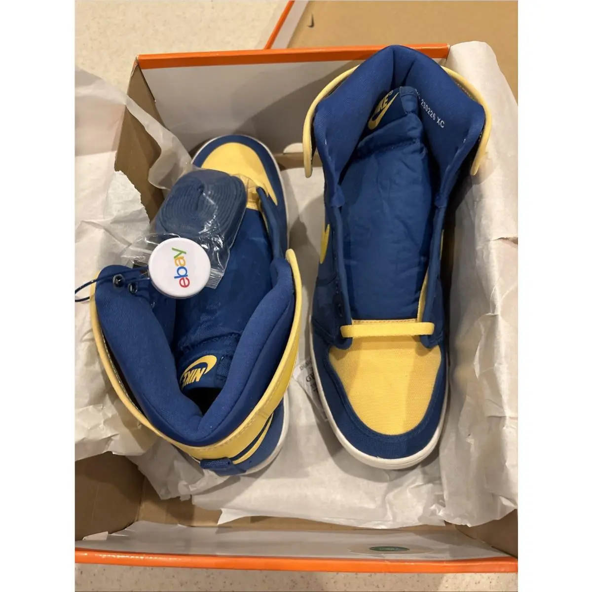 Nike shoes - Nike Air Jordan 1 - Air - Blue 5