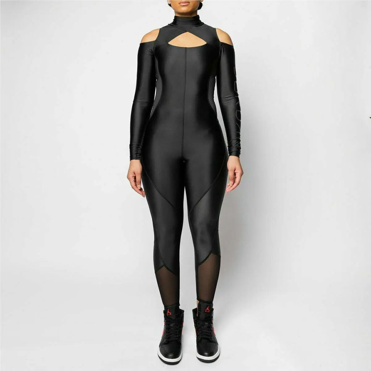 Women’s Nike Jordan Future Primal Catsuit Tight Fit DA4582-010 Size Xsmall