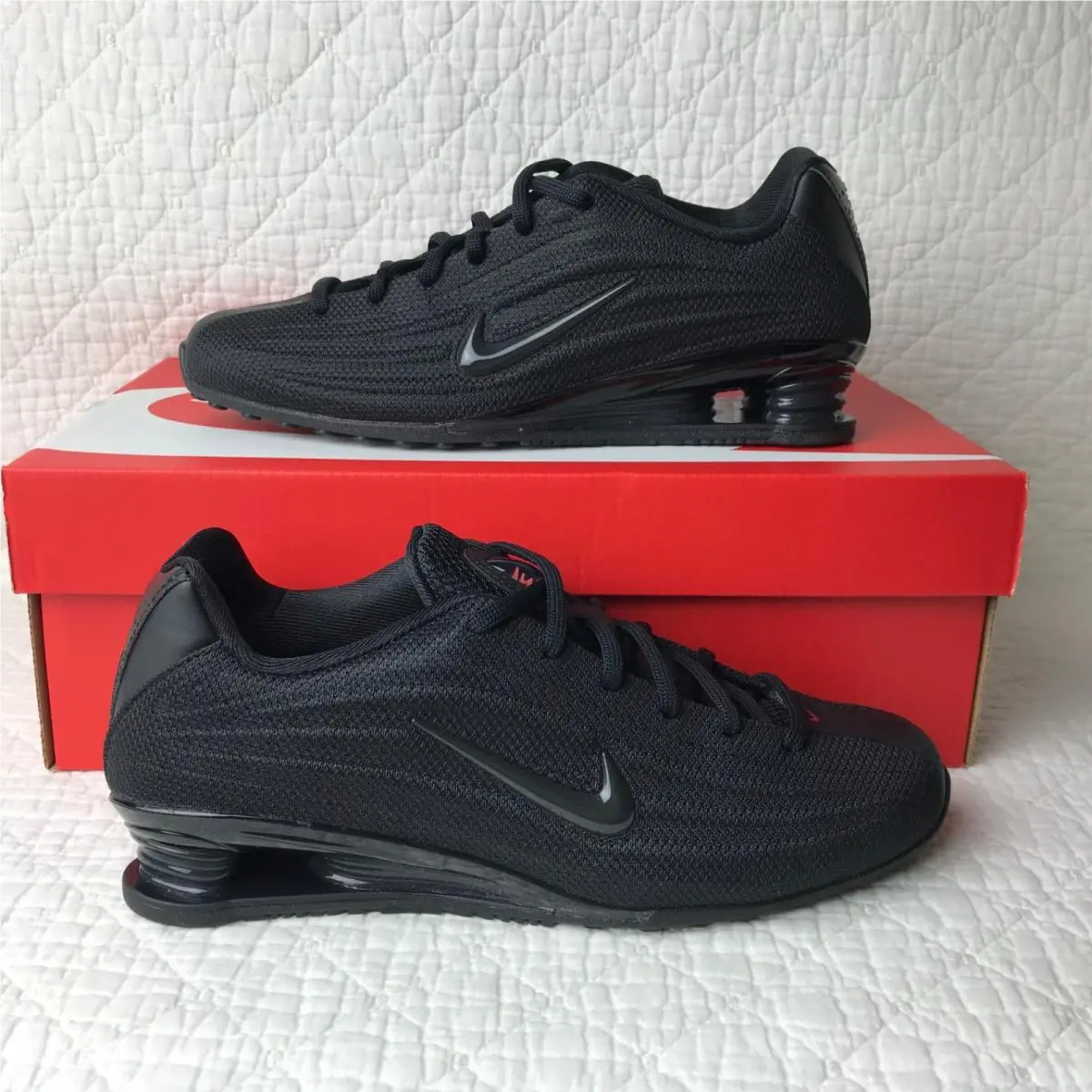Nike Shox Z Shoes Women’s 6 Black University Red HQ7540-003