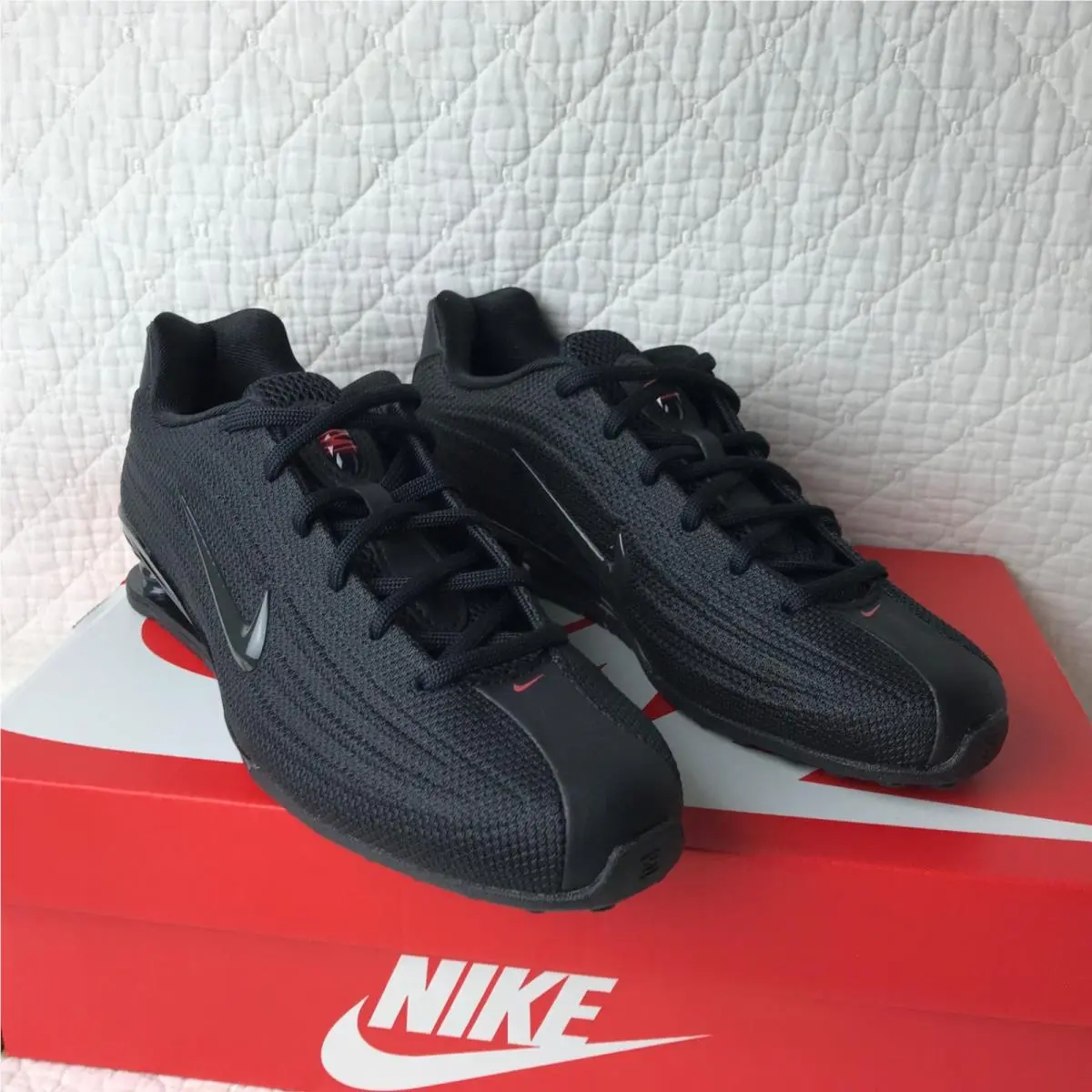 Nike shoes - Nike Shox Z - Shox - HQ7540-003 - Black red 8