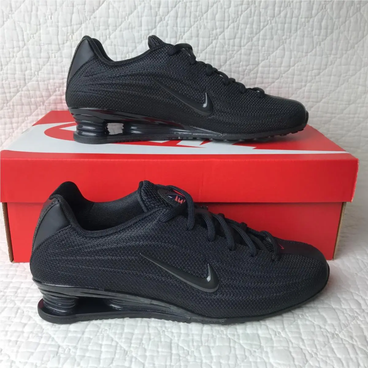 Nike shoes - Nike Shox Z - Shox - HQ7540-003 - Black red 0