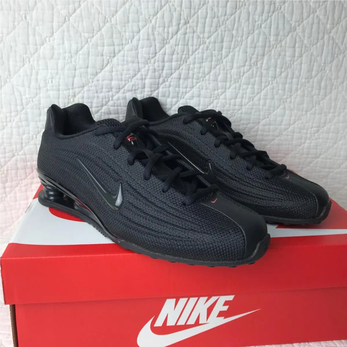 Nike shoes - Nike Shox Z - Shox - HQ7540-003 - Black red 7