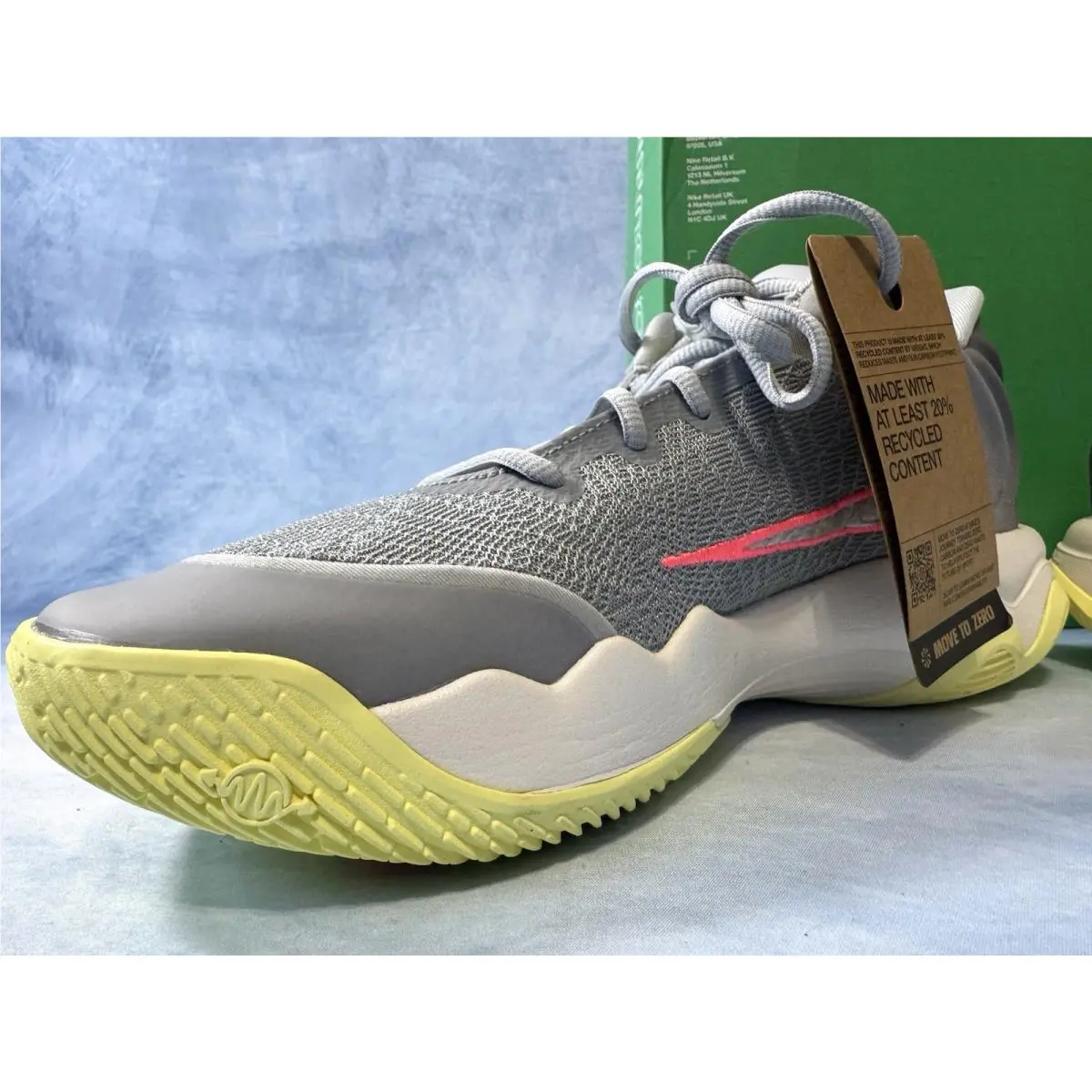 Nike shoes - Nike Giannis Immortality - Giannis Immortality - FQ3680-009 - Wolf Grey, Metallic Silver 12