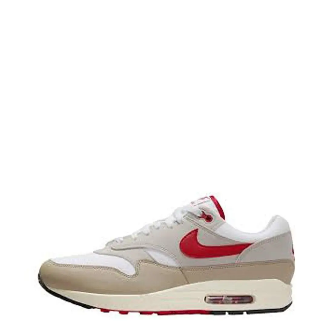 Nike shoes - Nike Air Max 1 - Air Max - HF4312 100 - White/University Red - Cream II (UPC: 197594570450) 2