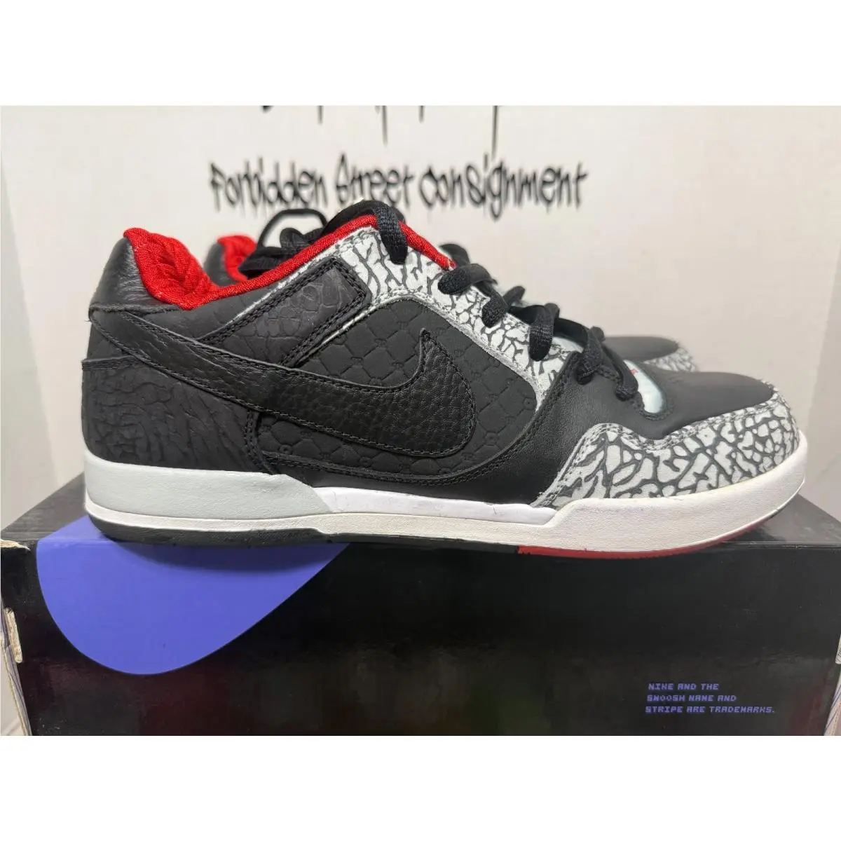 Size 10.5 - Nike SB P Rod 2 Black Cement