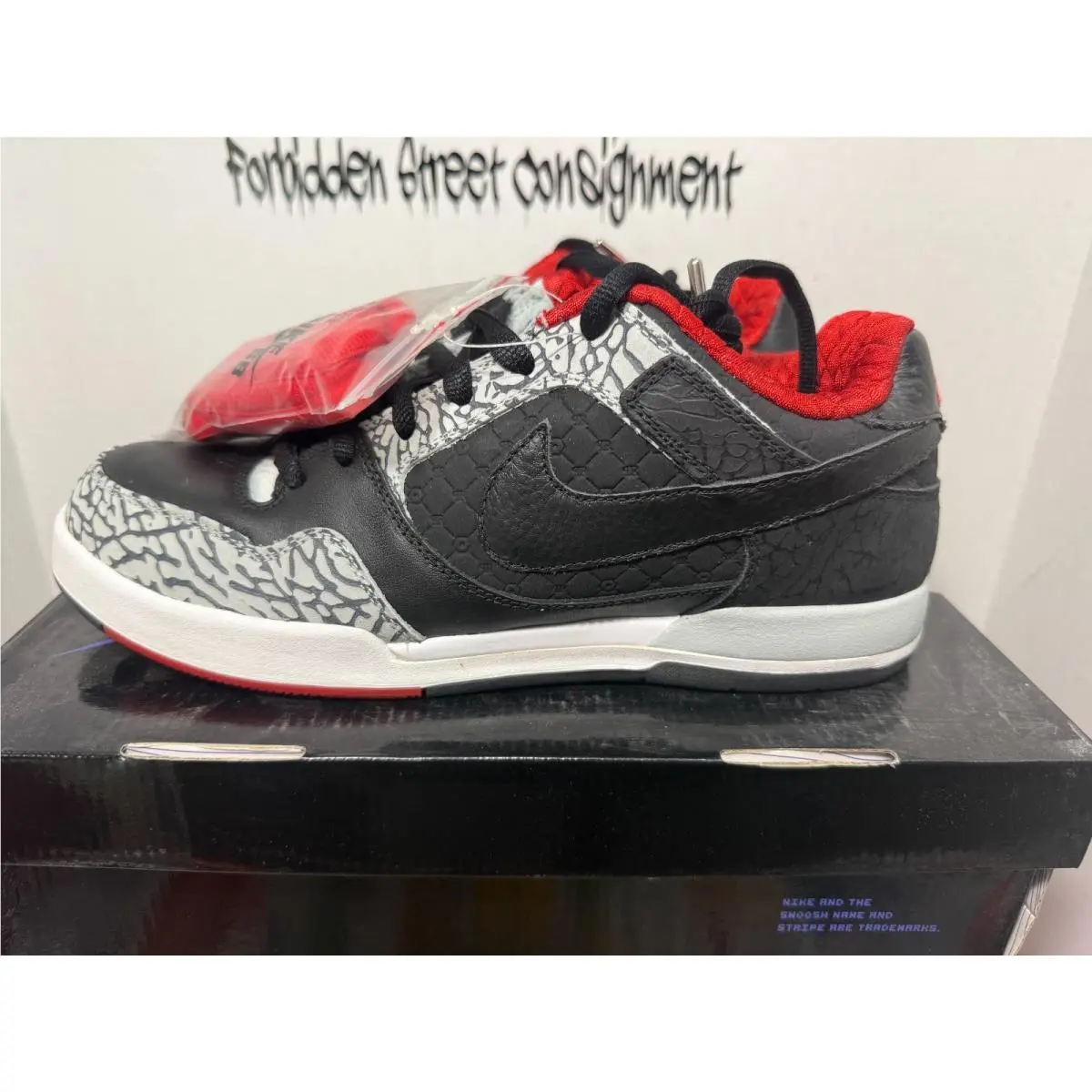 Nike shoes - Nike Paul Rodriguez 9 - Paul Rodriguez - 828037-016 - Gray, Manufacturer: Sterling/Black/Deep Red/White 3