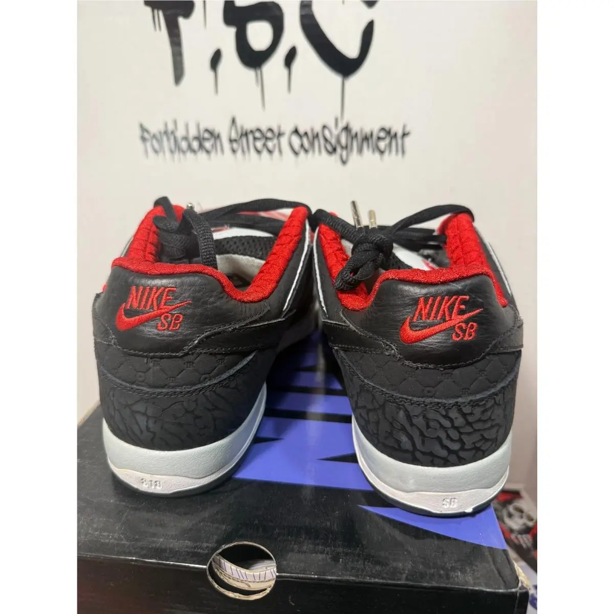 Nike shoes - Nike Paul Rodriguez 9 - Paul Rodriguez - 828037-016 - Gray, Manufacturer: Sterling/Black/Deep Red/White 4