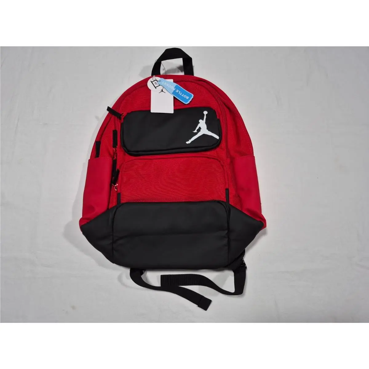 Air Jordan Essentia l/ Red Black White Back to School 25 L Backpack 9A0670 H24 by Nike