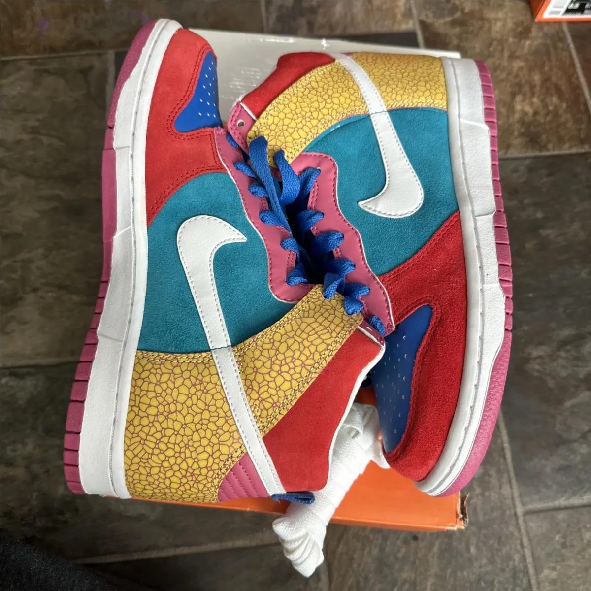 Size 8 - Nike Dunk 6.0 High Hot Red W