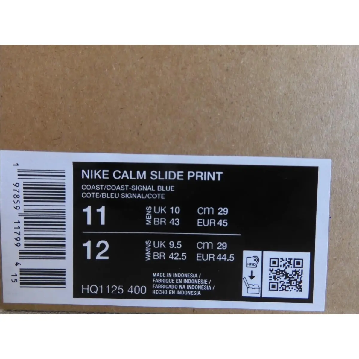 Nike shoes - Nike Calm Slide - Calm Slide - Blue (UPC: 197859117994) 7