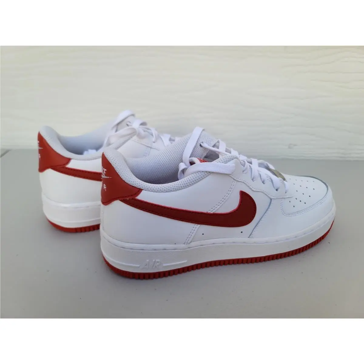 Nike shoes - Nike Air Force 1 - Air Force - FV5948 116 - WHITE/DRAGON RED 2