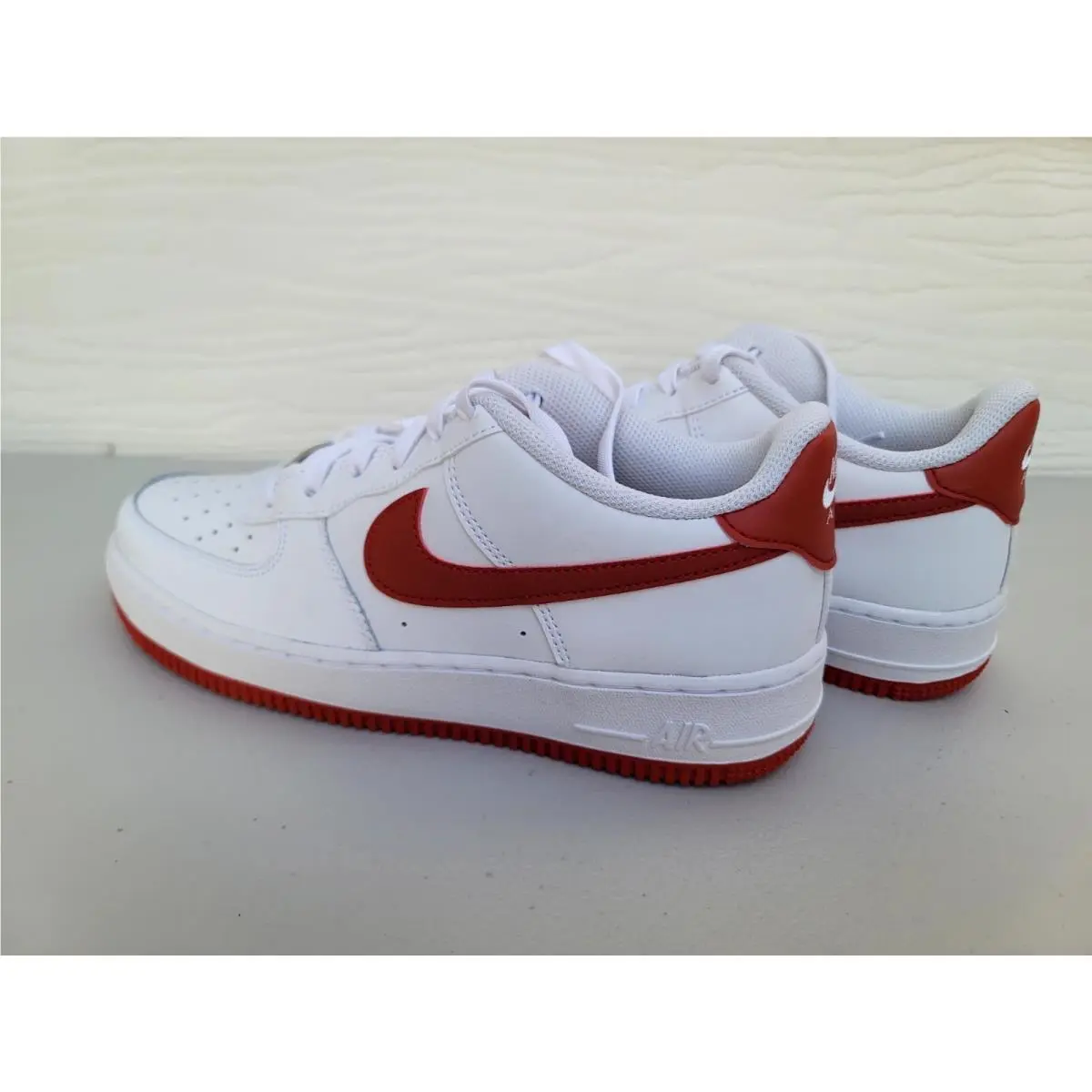 Nike shoes - Nike Air Force 1 - Air Force - FV5948 116 - WHITE/DRAGON RED 3