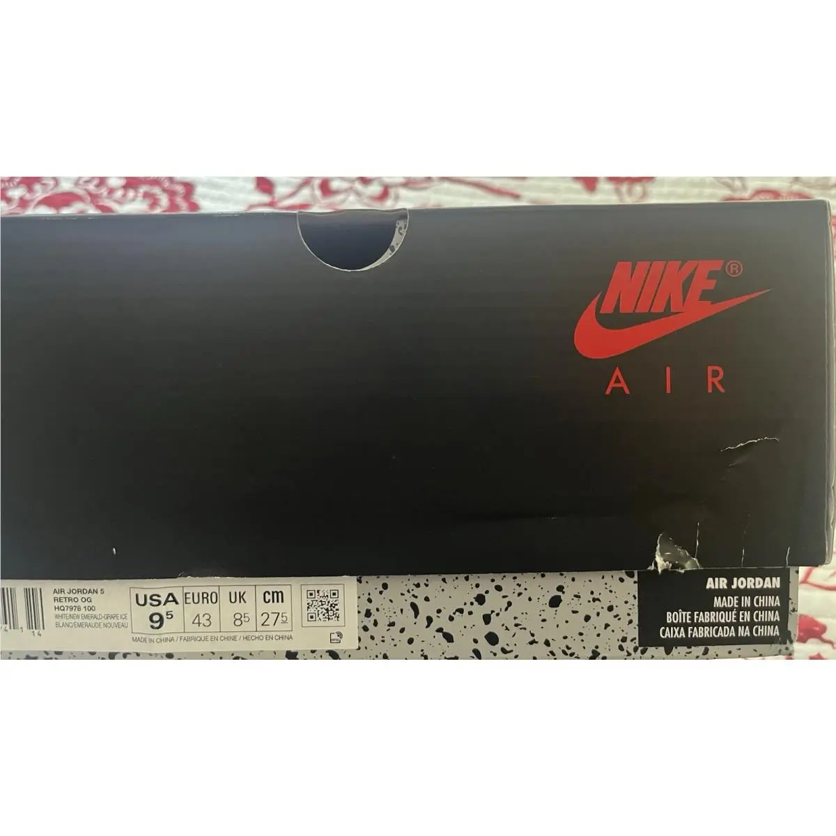 Nike shoes - Air Jordan 5 - Air - White 7