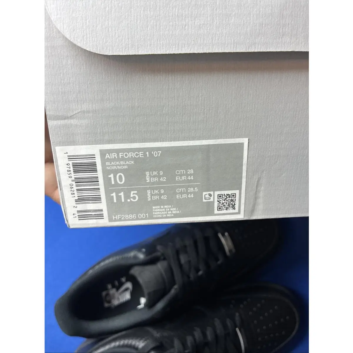 Nike shoes - Nike Air Force 1 `07 - HF2886-001 - Black 4