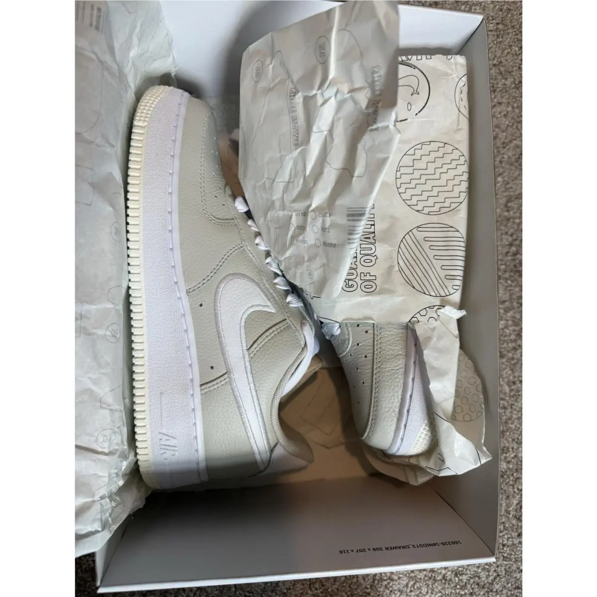 Nike shoes - Nike Air Force 1 - Air Force - Beige 9