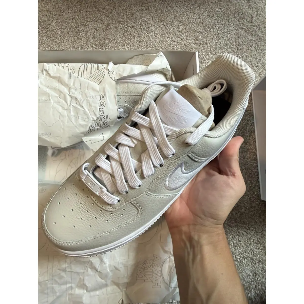 Nike shoes - Nike Air Force 1 - Air Force - Beige 4