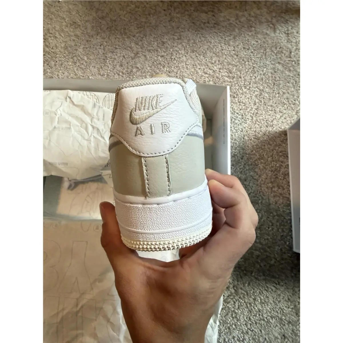 Nike shoes - Nike Air Force 1 - Air Force - Beige 6