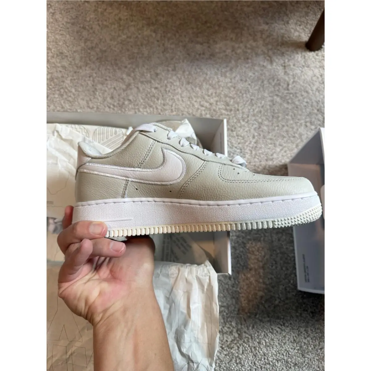 Nike shoes - Nike Air Force 1 - Air Force - Beige 7