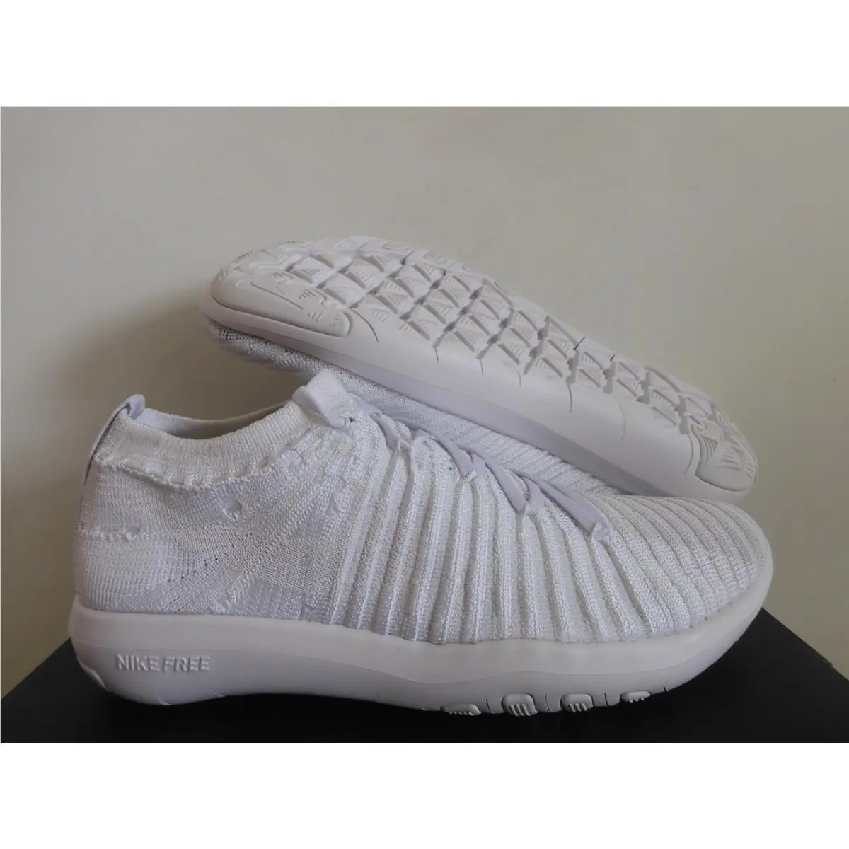 Nike Free Transform Flyknit Riccardo Tisci White Womens Sz 6.5 844818-100