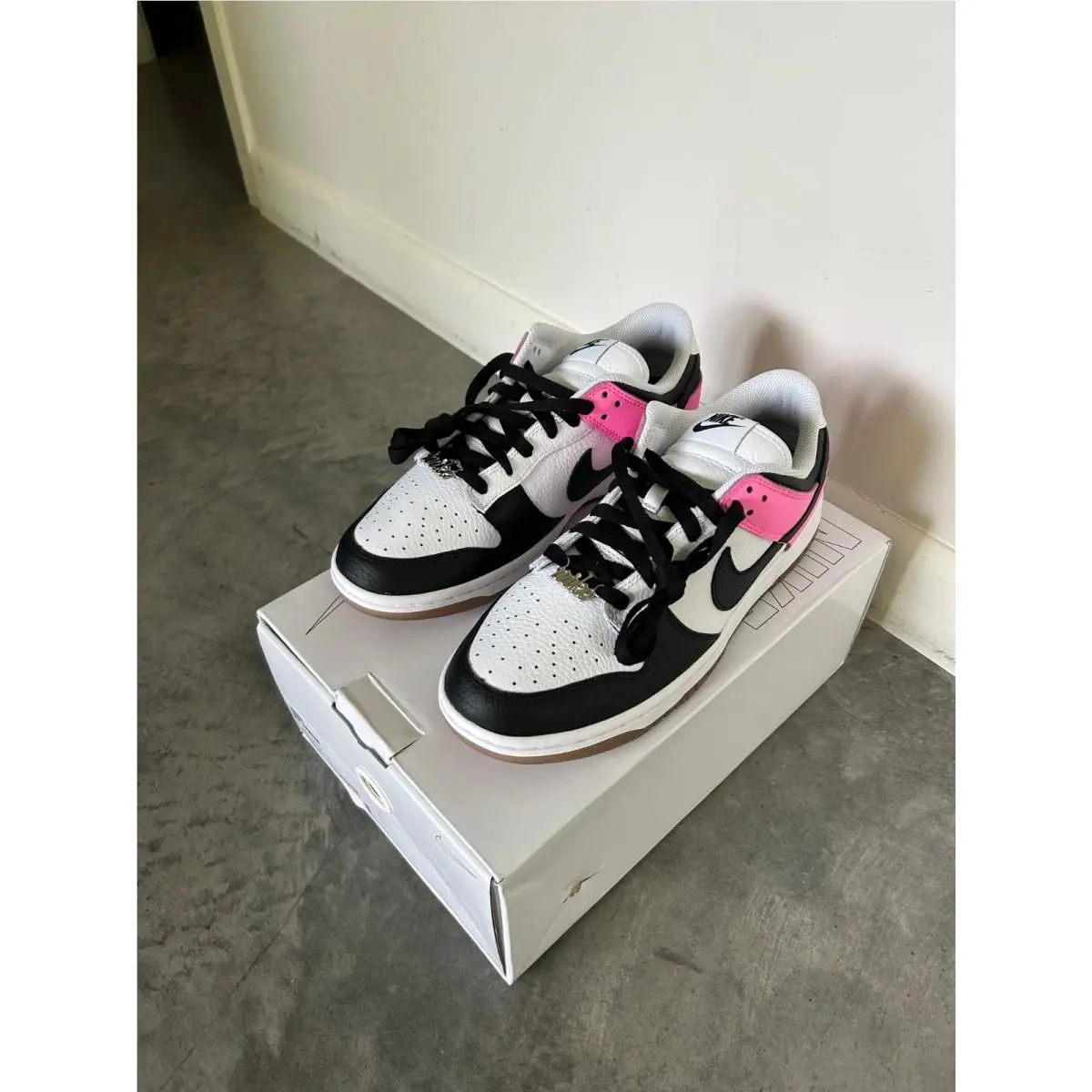 Nike shoes - Nike Dunk - Dunk - Black White Pink 2