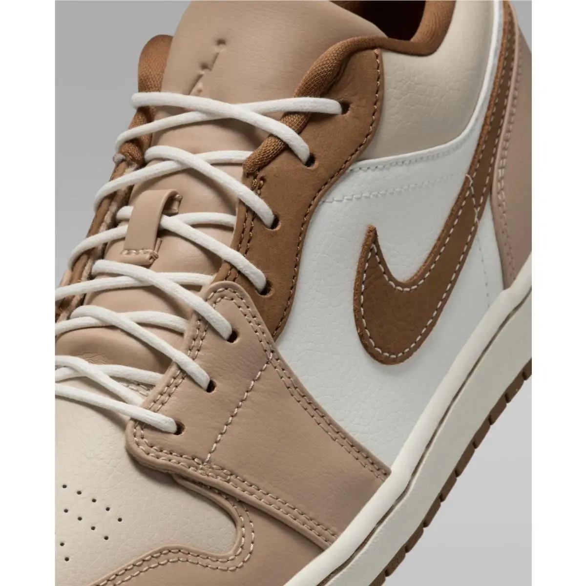 Nike shoes - Nike Air Jordan 1 - Air - HF5753-221 - Hemp/LT British Tan-Sail (UPC: 0197594843820) 0
