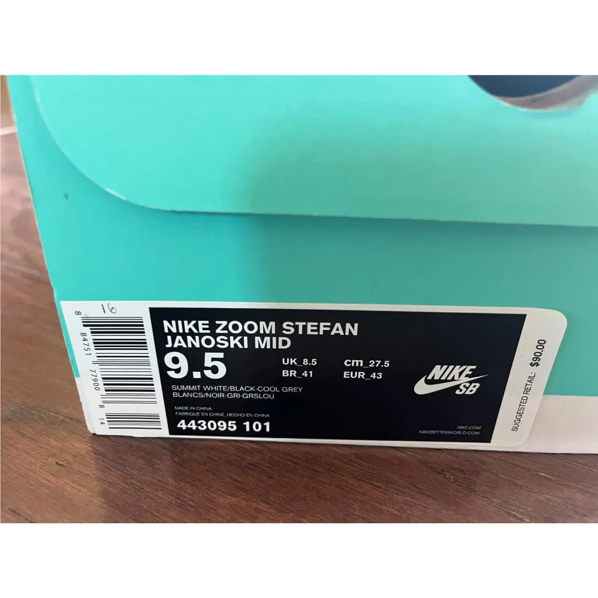 Nike shoes - Nike SB Zoom Stefan Janoski - 443095-101 - Black 6