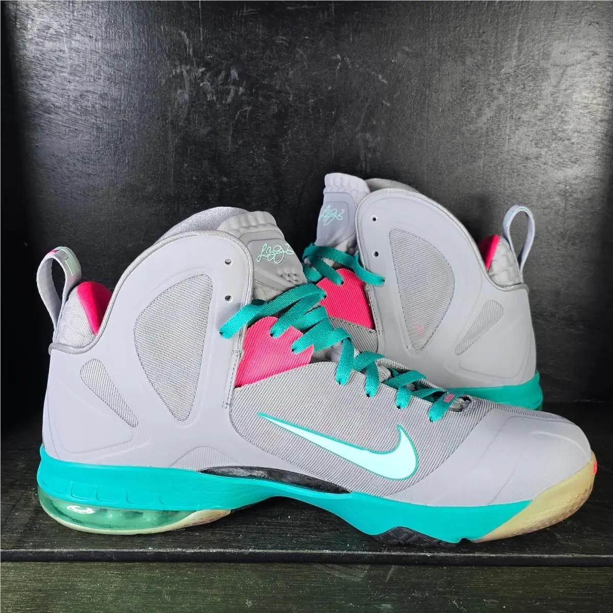 Nike shoes - LeBron 9 PS Elite - LeBron Elite - 516958 001 - Gray 0