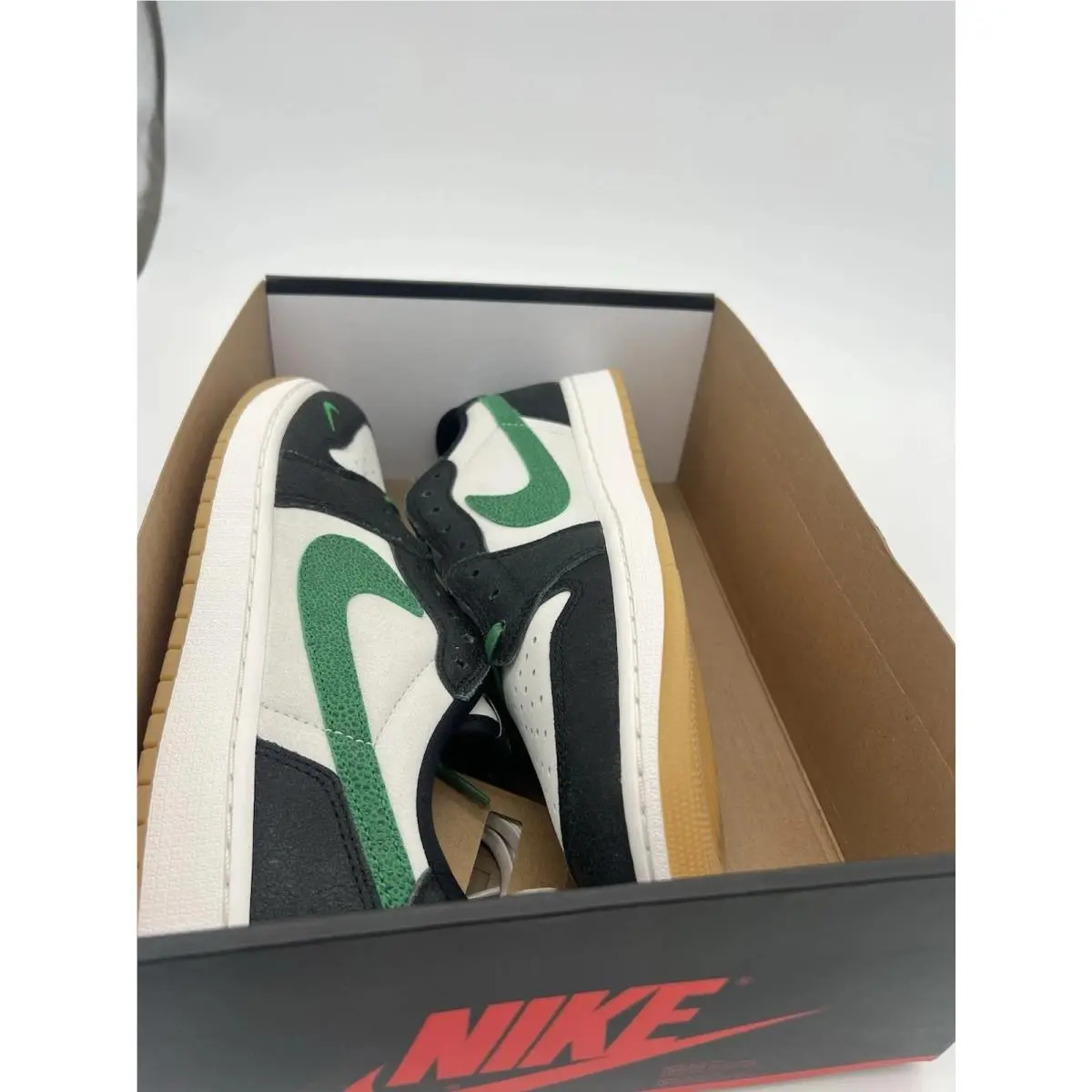 Nike shoes - Nike Air Jordan 1 - Air - IR2283-030 - Phantom/Black/Black/Pine Green 8