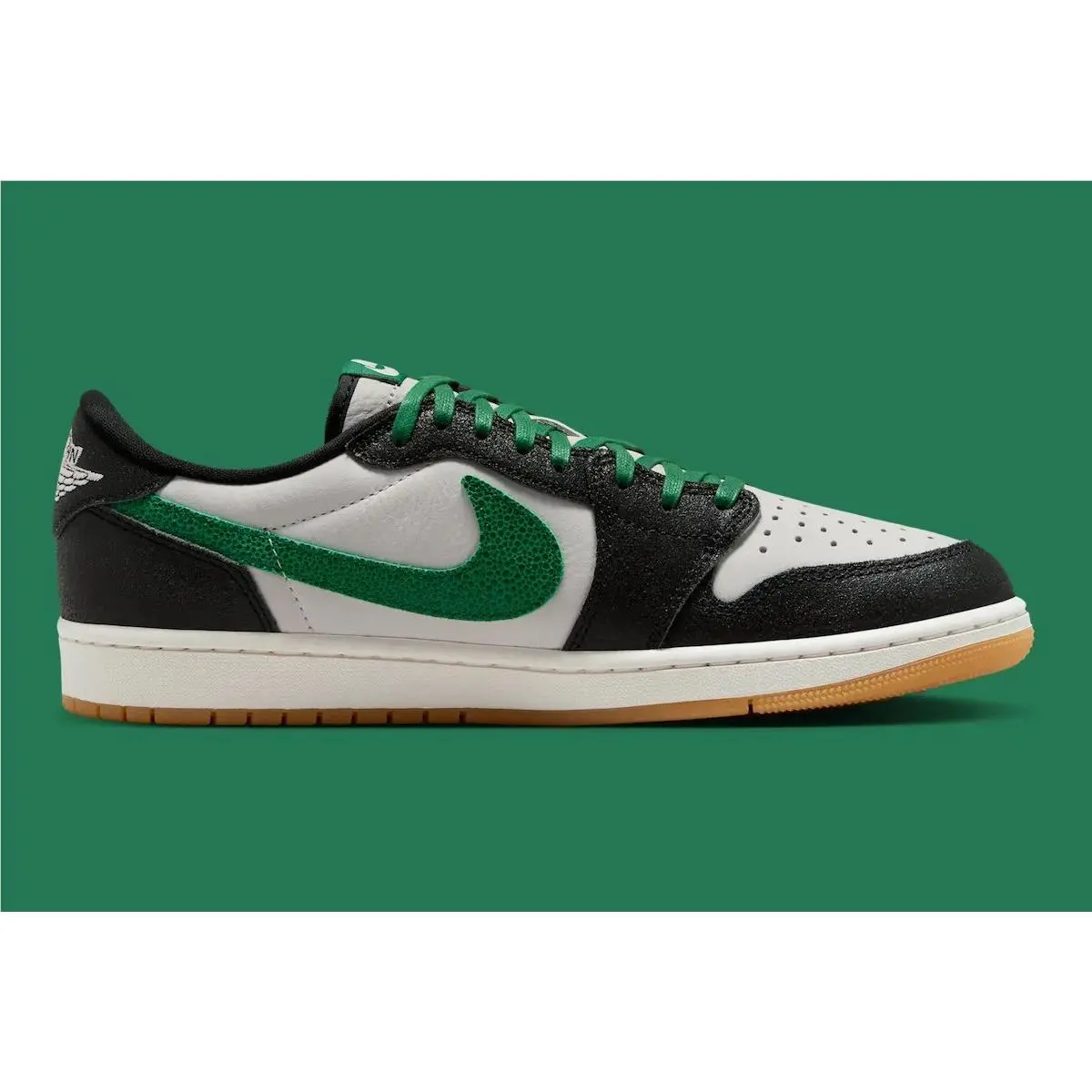 Nike shoes - Nike Air Jordan 1 - Air - IR2283-030 - Phantom/Black/Black/Pine Green 4
