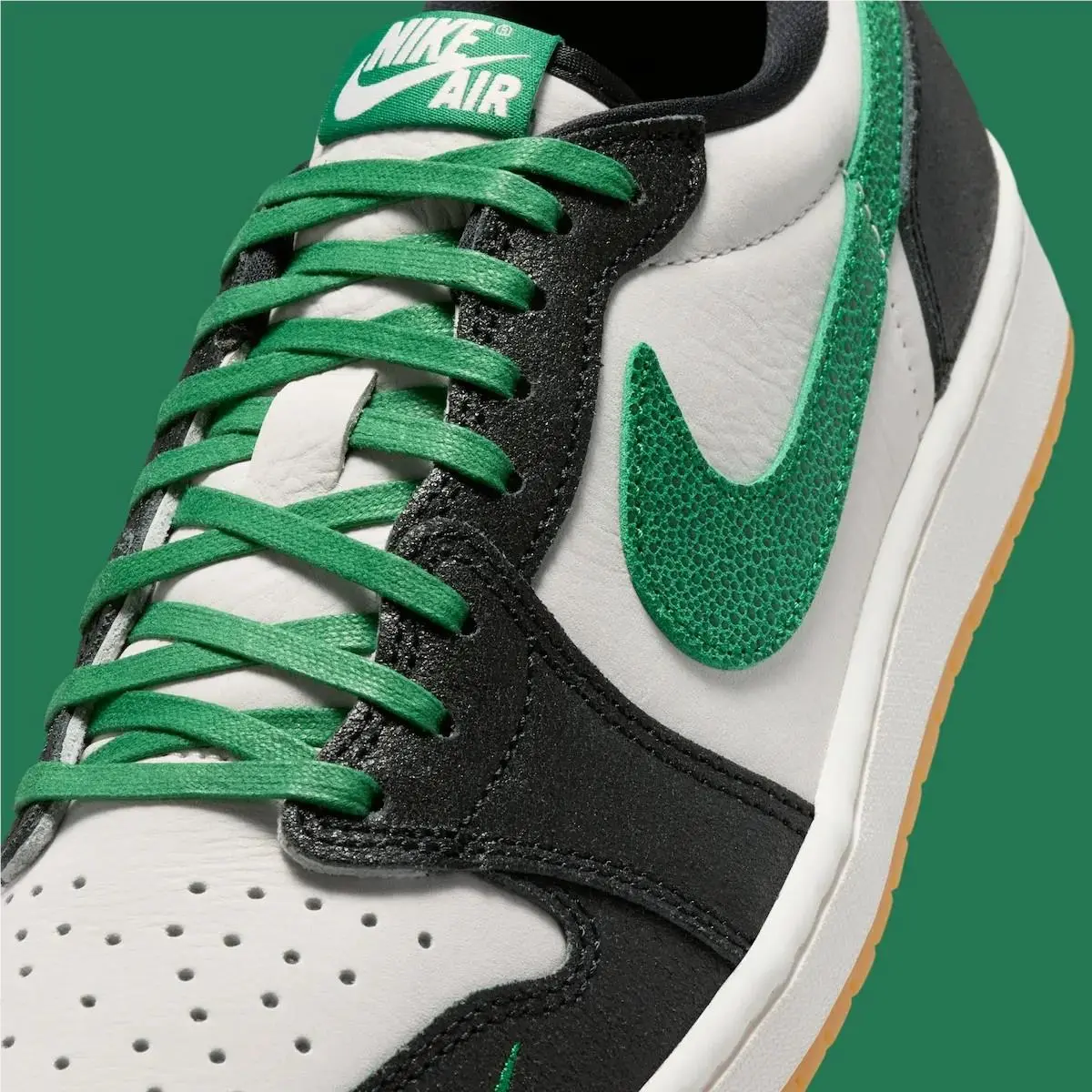 Nike shoes - Nike Air Jordan 1 - Air - IR2283-030 - Phantom/Black/Black/Pine Green 5