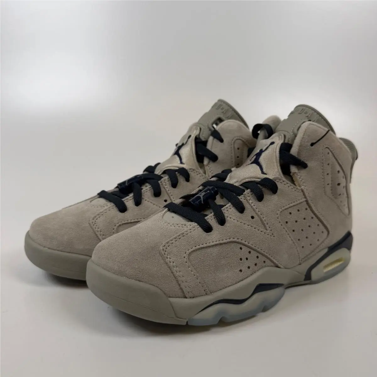 Nike Air Jordan 6 Retro Georgetown 2022 GS Magnet College Navy 384665-012 Sz 7Y