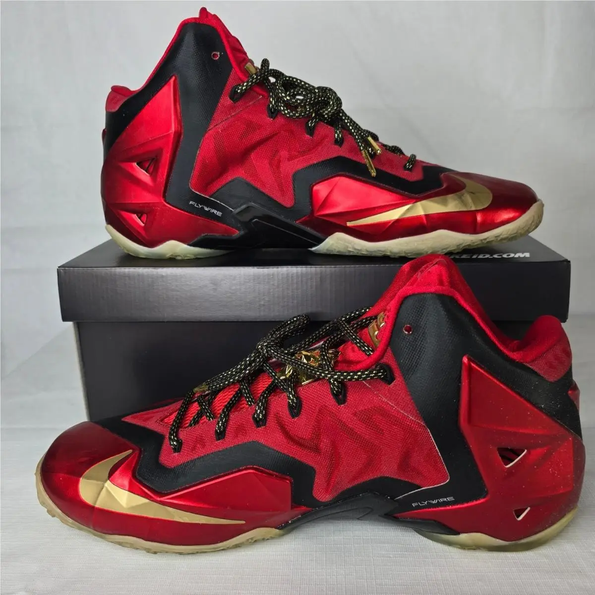 Nike shoes - LeBron 11 - LeBron - 641216 993 - Red 0