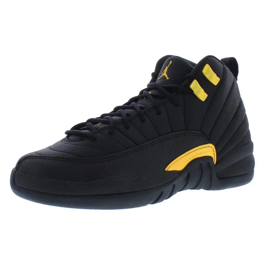 Nike Air Jordan 12 Retro Black Taxi Big Kid Size 6Y Basketball Shoes
