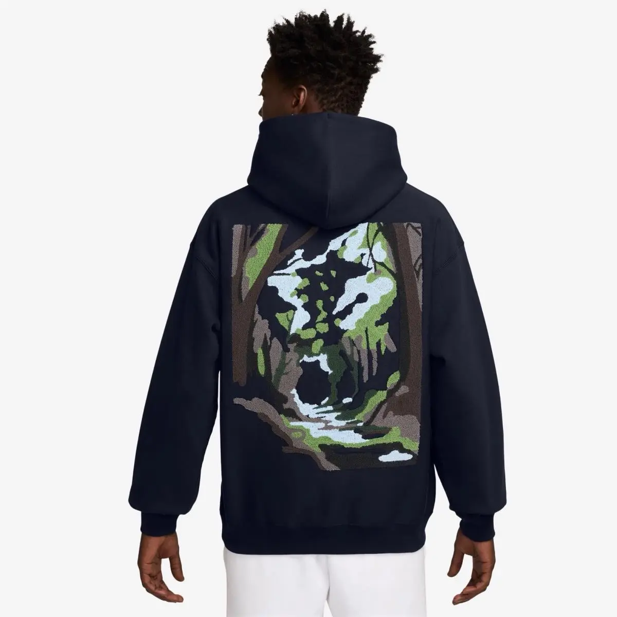 Nike Solo Swoosh Oversized Hoodie - Hollister Trail - Men’s L - HV0891-451
