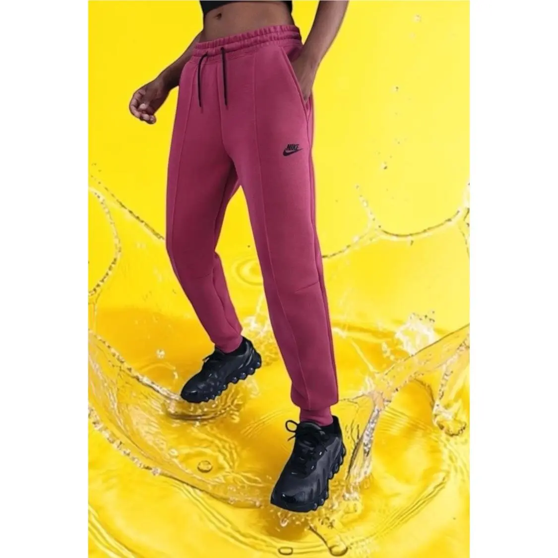Womens  Sportswear Tech Fleece Mid Rise Joggers FB8330-634-SIZE XS by Nike