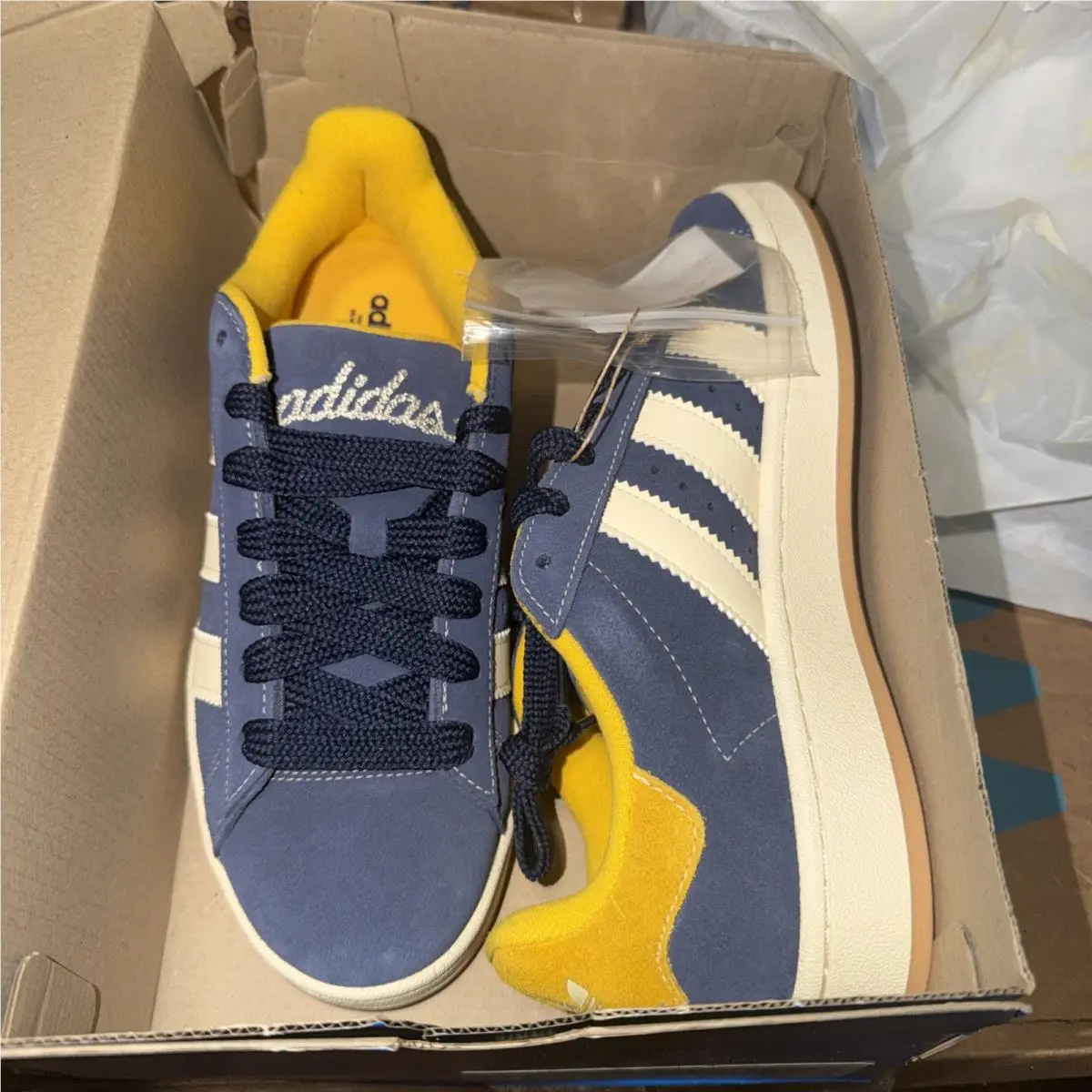 Nike Mens Size 7 Adidas Campus 00s J Indigo Gold Casual Sneaker Sz Men 7. W 8.5