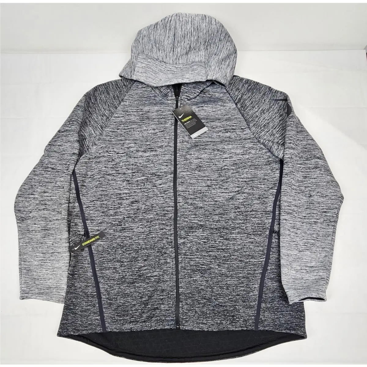 Nike Jacket Mens Xl. Therma Sphere Max Water Wind Repel Training Grey Full-zip