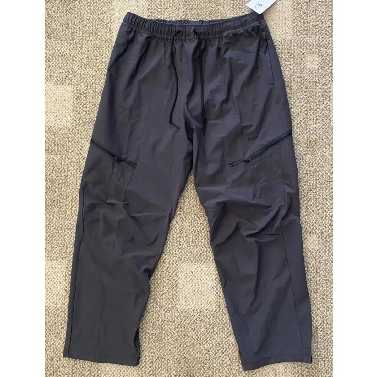 Tech Shori Loose Pants HV0957-060 Dark Gray Mens Size Large by Nike