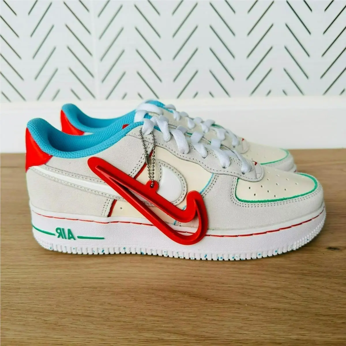 Nike shoes - Nike Air Force 1 LV8 GS - Ivory (UPC: 196969722227) 8