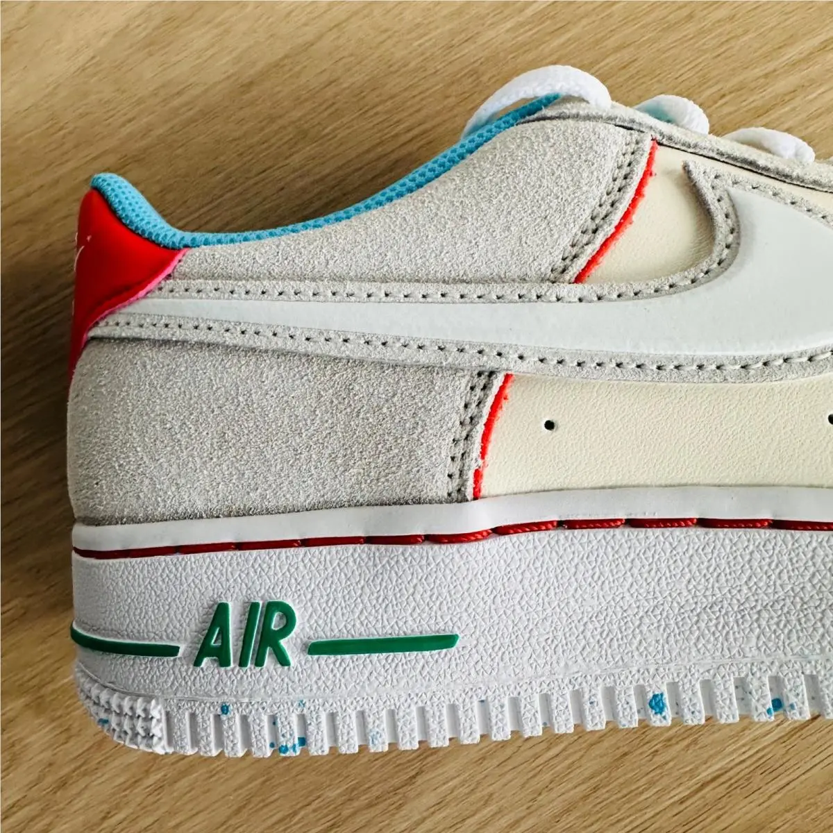 Nike shoes - Nike Air Force 1 LV8 GS - Ivory (UPC: 196969722227) 10