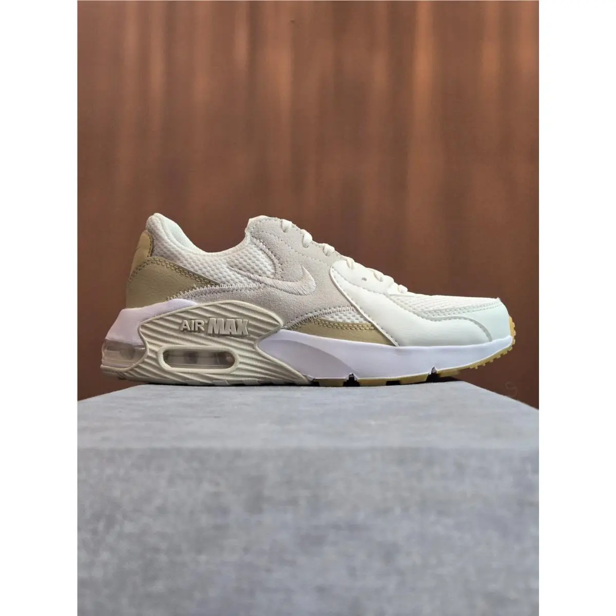 Nike Air Max Excee - Sail Light Orewood Brown Team Gold CD5432-137 Women`s 6